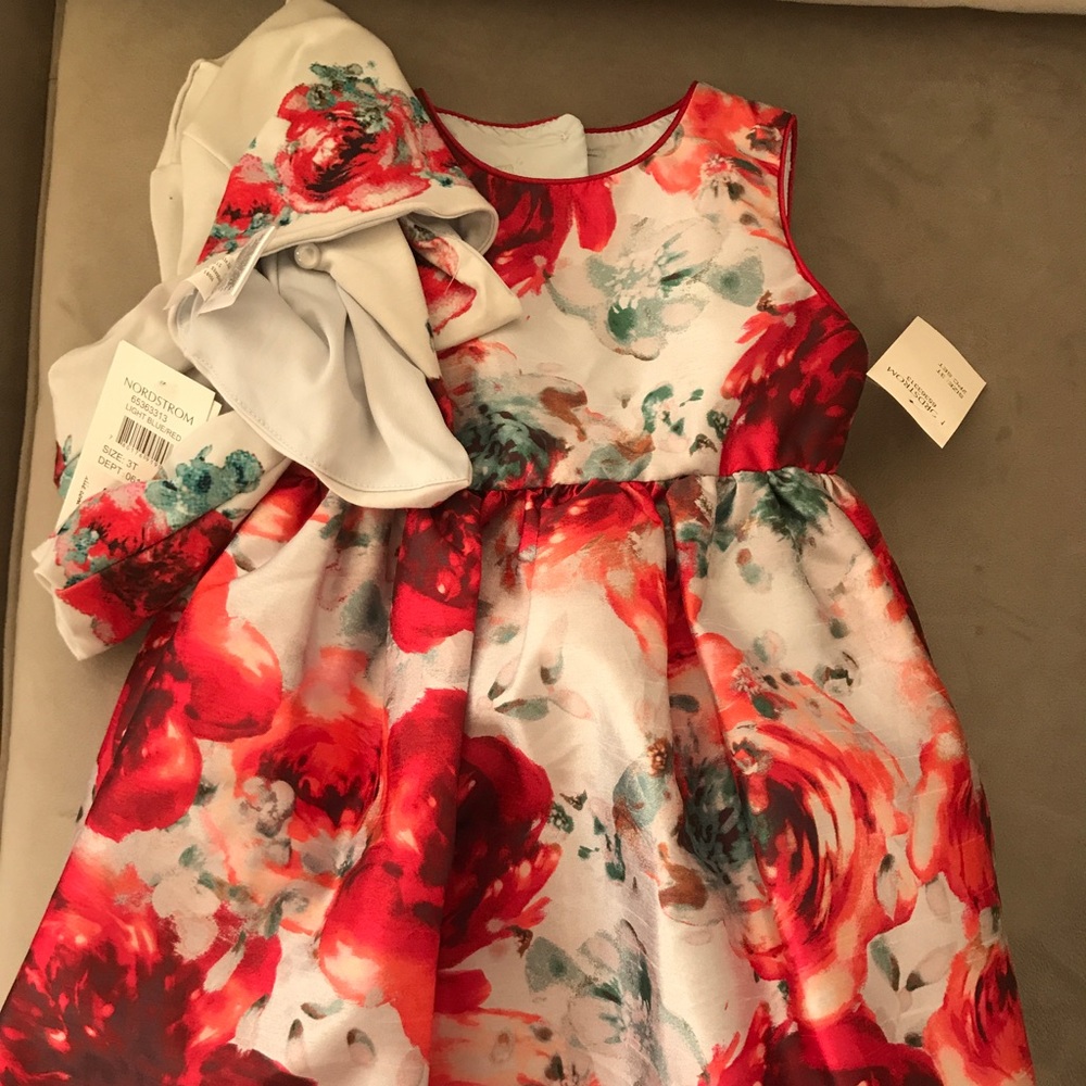 Brand new 3T Nordstrom 2pc girls dress